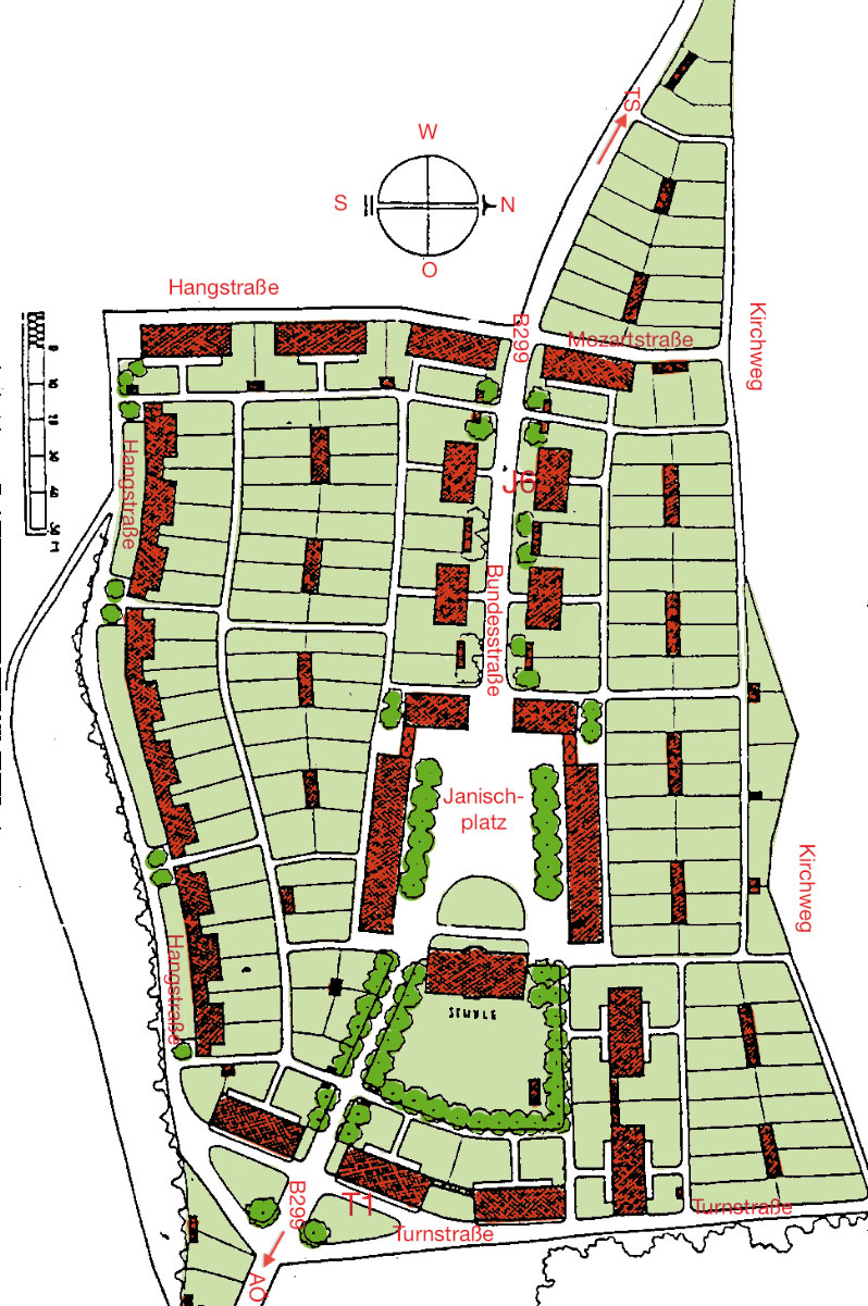 Plan der Werksiedlung von Otto Rudolf Salvisberg